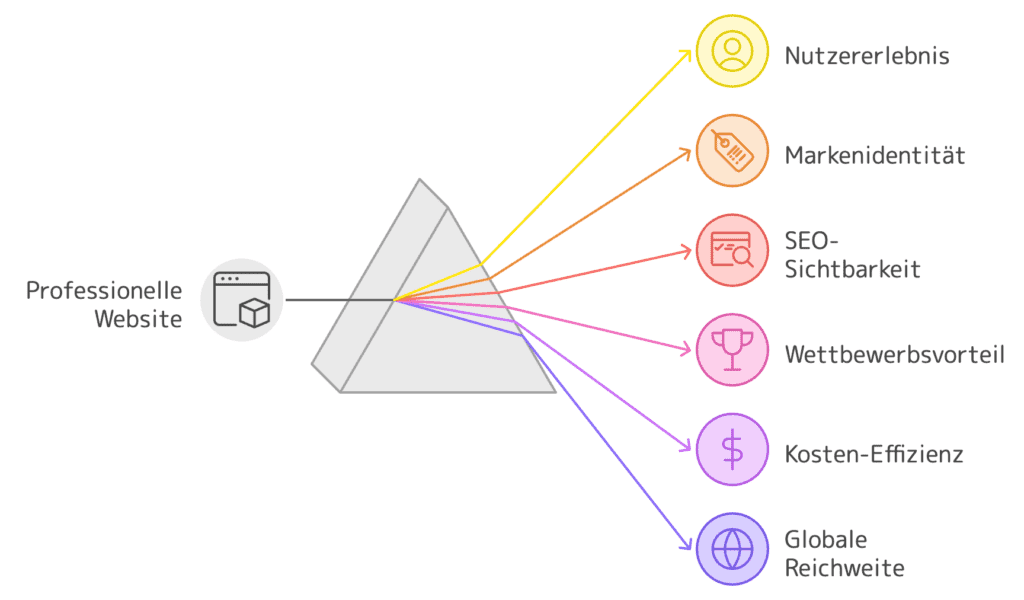 Vorteile einer professionellen Website